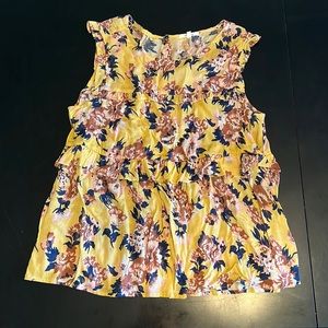 Pleione Tiered Ruffle Tank